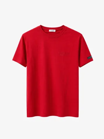 Heren T-shirt Rood