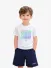 Iceberg Kids Completo T-shirt Bermuda In Cotone Bianco