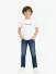 Jacob Cohen Junior  Jongens T-shirt Geborduurd Wit Groen
