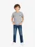 Jacob Cohen Junior Jongens T-shirt Golf Grijs Wit Multi