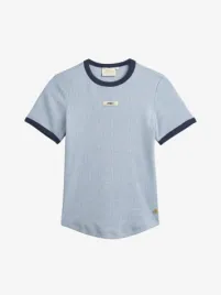 Josh V Dames T-shirt Cody Powder Blue Melange