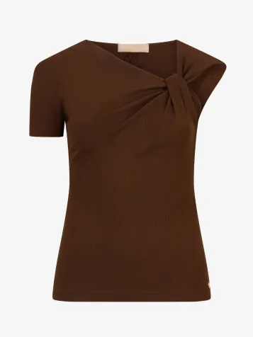 Dames Top Vina Bruin