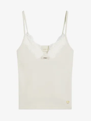 Dames Top River Creme Wit