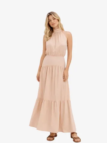 Dames Jurk Elara Dusty Roze