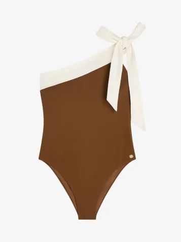 Dames Badpak Azine Brown Ecru