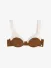 Josh V Dames Bikini Top Kalila Brown Ecru