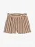 Josh V Dames Short Faris Mocha Brown Stripe