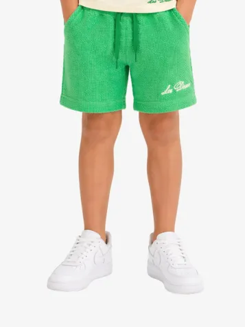 Jongens Zwembroek Seersucker Green Spruce Groen