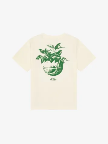 Jongens T-shirt Plant Light Ivory