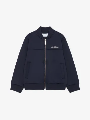 Jongens Vest Ballier Crew Track Jacket Dark Navy