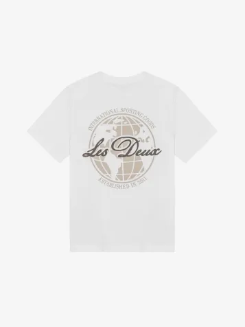 Jongens T-shirt Globe Wit