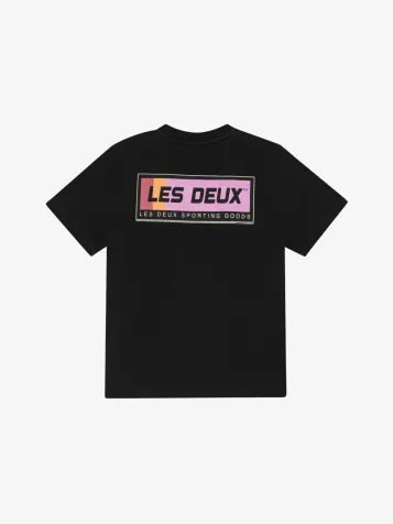 Jongens T-shirt Sport Logo Zwart