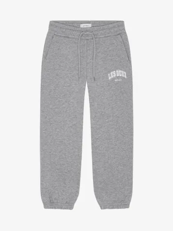 Jongens Joggingbroek Hoop Grijs Melange