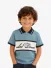 Les Deux Kids Jongens Polo Knitted Zipper Skyway Blauw