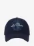 Les Deux Kids Jongens Pet Globe Logo Dad Cap Dark Navy Blauw