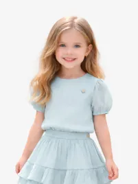 Le Chic Meisjes Top Everlee Azure Waters
