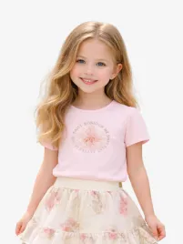 Le Chic Meisjes T-shirt Nommy Pink Symphony