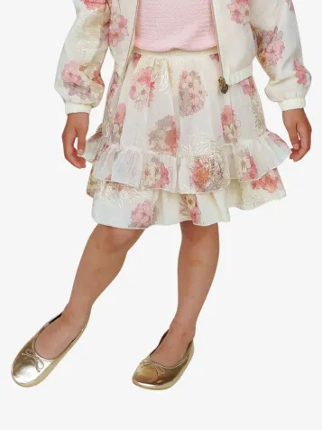 Meisjes Rok Tamar Off White Bouquet