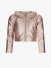Le Chic Meisjes Jacket Arlette Fake Leather Pink Symphony