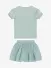 Le Chic Meisjes Set Rok T-shirt Twilly Naly Azure Waters
