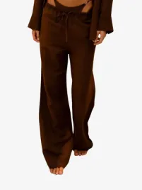 The Lola Club Dames Broek Elaine Chocolate
