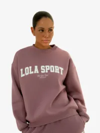 The Lola Club Dames Sweater Jayla Mauve