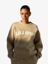 The Lola Club Dames Sweater Jayla Sand