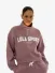 The Lola Club Dames Sweater Jayla Half Zip Mauve