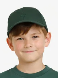 Lyle & Scott Junior Jongens Pet Tonal Baseball Cap Everglade Groen