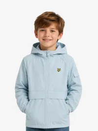 Lyle & Scott Junior Jongens Zomerjas Hooded Windbreaker Jacket Opal Blauw