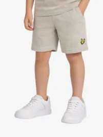 Lyle & Scott Junior Jongens Short Towelling Badstof Cove Beige