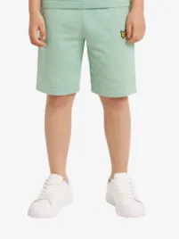 Lyle & Scott Junior Jongens Short Sweat Turquoise Shadow Groen