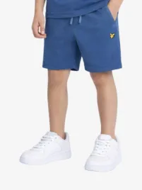 Lyle & Scott Junior Jongens Short Sweat Dark Cornflower Blauw
