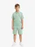 Lyle & Scott Junior Jongens Short Sweat Turquoise Shadow Groen