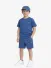 Lyle & Scott Junior Jongens Short Sweat Dark Cornflower Blauw