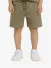 Lyle & Scott Junior Jongens Short Sweat Heavy Weight Khaki Ash Groen