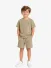 Lyle & Scott Junior Jongens Short Wafel Dark Sand