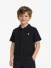 Lyle & Scott Junior Jongens Blouse Towelling Badstof Dark Navy Blauw