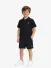 Lyle & Scott Junior Jongens Blouse Towelling Badstof Dark Navy Blauw