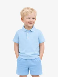 Mayoral Jongens Set Polo Short Sky Blue