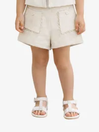 Mayoral Meisjes Short Natural Tweed