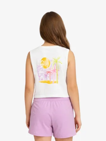 Meisjes Set Top Chenille Shorts Lila