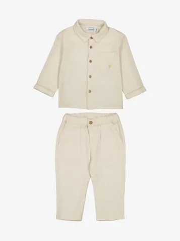 Jongens Set Blouse Broek Hemp