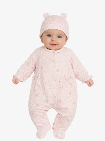 Meisjes Boxpakje Muts Rose