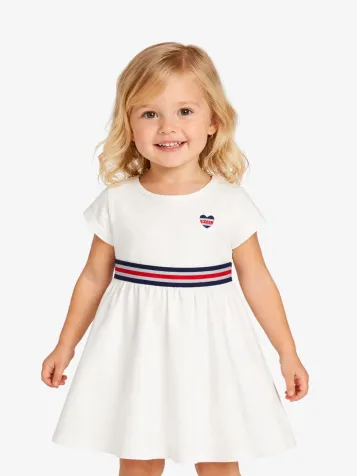 Meisjes Jurk Natural Stripes