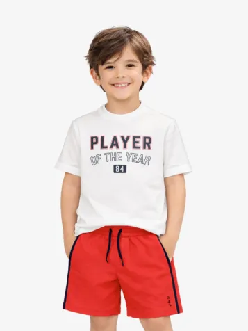 Jongens Set T-shirt Short Tomato
