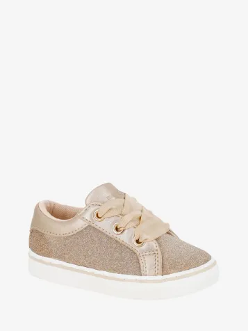 Meisjes Sneakers Gold Glitter
