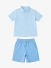 Mayoral Jongens Set Polo Short Sky Blue