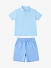 Mayoral Jongens Set Polo Short Sky Blue