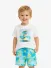 Mayoral Jongens Set Short T-shirt Croco Aquamarine